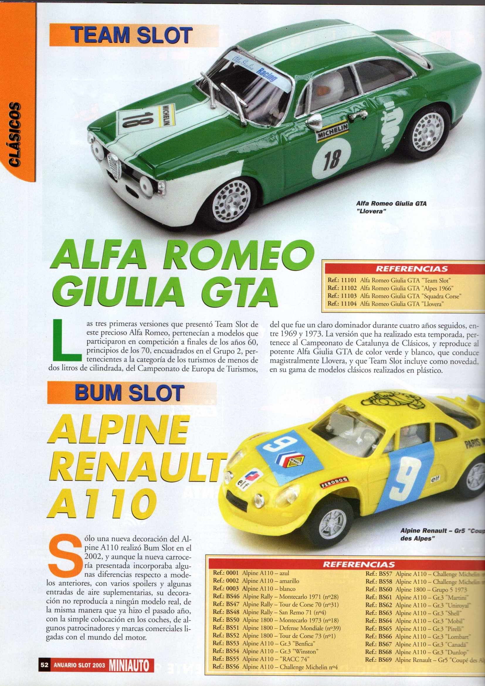 Slotminiauto Annuario (2003